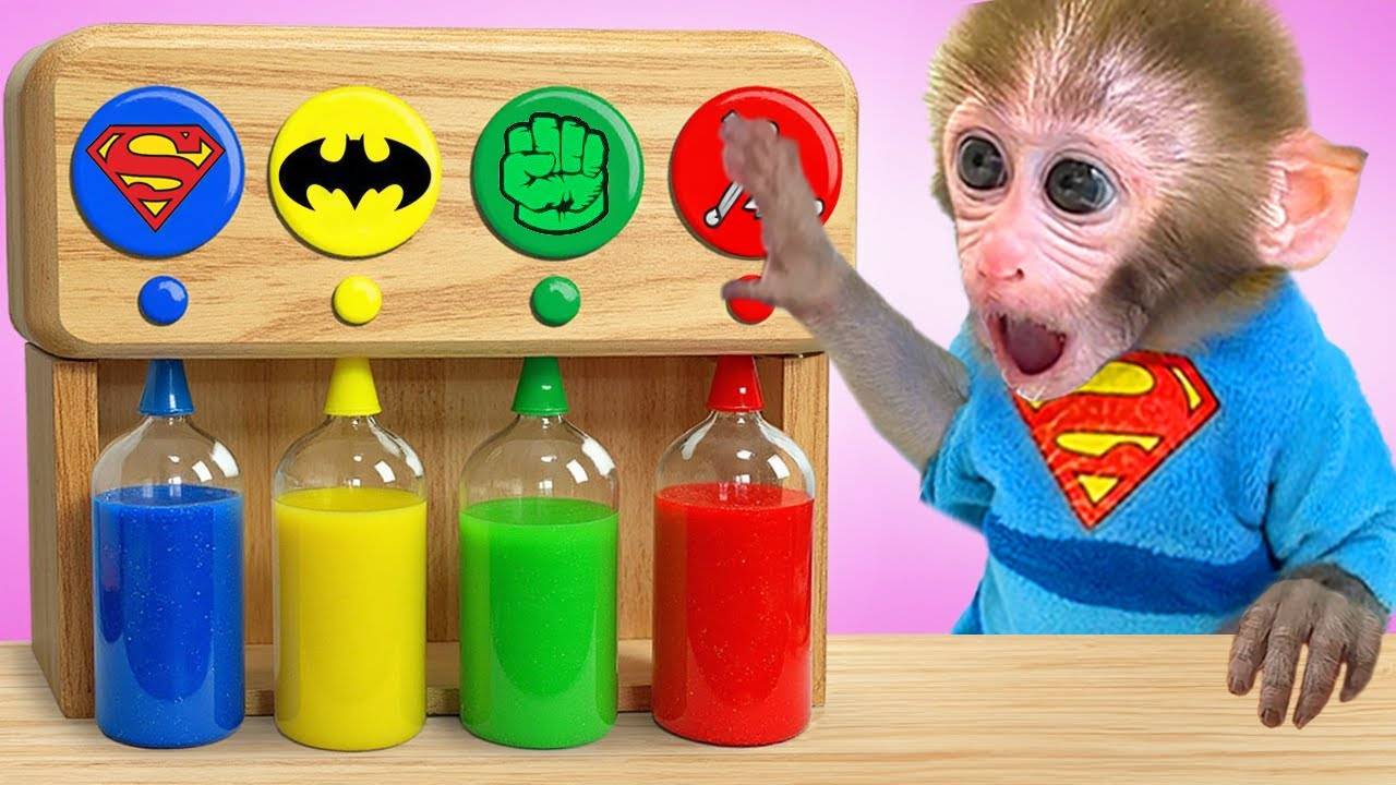 🐵 Обезьянка Бон-Бон спасает милого утёнка с помощью силы молнии! 🐥