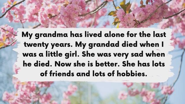BEGINNER ENGLISH STORY 🎂Grandma's Special Day 🎈 A2   Level 2 - 3   BRITISH ENGLISH WITH SUBTITLES