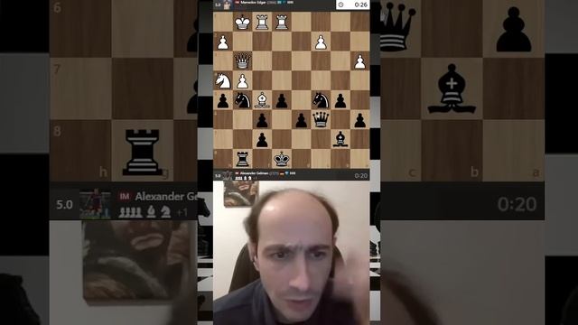 НЕ ЗЕВНИ НИЧЕГО! // ШУРА ГЕЛЬМАН ! #шахматы #chess #shorts #шура #chessallstars