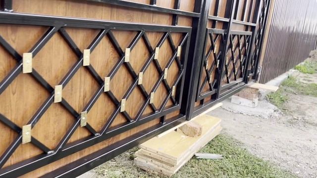 Изготовление ворот, в современном стиле смотреть онлайн