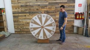 Колесо фортуны из картона