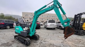 Экскаватор В НАЛИЧИИ ВО ВЛАДИВОСТОКЕ KOMATSU PC03-1, наработка 804 моточаса - видеообзор