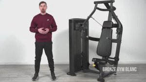 Обзор новой линейки грузоблочных тренажеров серии BLANC от BRONZE GYM