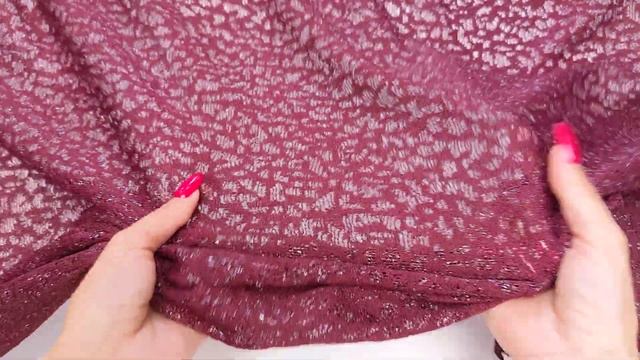 Ажурный трикотаж. Видеообзор ткани