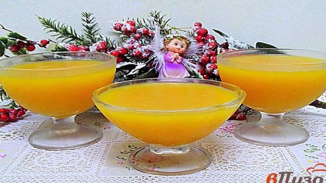 Желе из тыквы