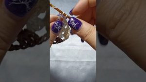 косынка крючком, справится даже новичок