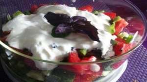 Простой салат из овощей