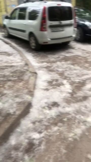 Пух в мае