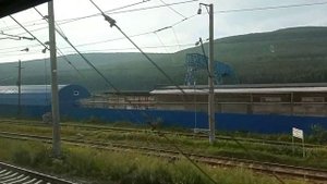 БАМ/Из окна поезда/Усть-Кут/горы/стук колес