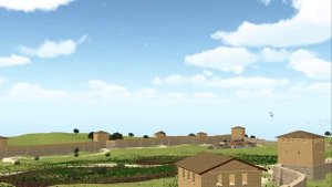 Раевское городище I в. н.э. виртуальная реконструкция