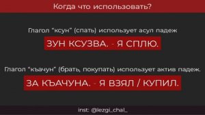 АКТИВ ПАДЕЖ - Падежи лезгинского языка