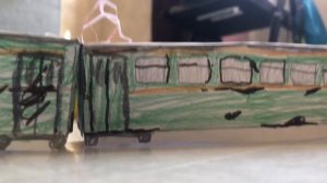 Модели поездов из бумаги часть 1