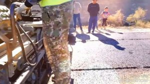 В Белиджи ставят асфальт💪