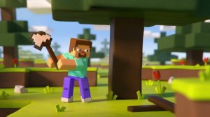 Глиняный тест в стиле Майнкрафт