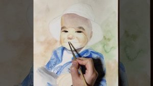 Акварель. Портрет.