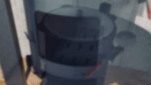 Казан чугунный с печкой с зольником