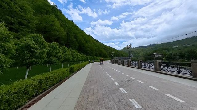 Прогулка с камерой 360 на Красной поляне!