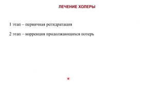 Холера: актуальные аспекты эпидемиологии, клиники, диагностики и профилактики