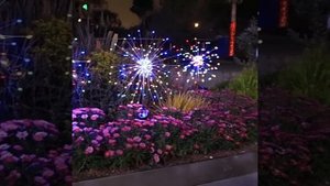 Садовый газонный светильник 2 шт на солнечной батарее