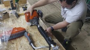 Zimani 143R2 распаковка обзор комплектации первый покос.