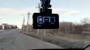 Видеорегистратор X-CAN COB 2S 4K WiFi GPS. Определение КОРДОН по RD и GPS (радар повернут)