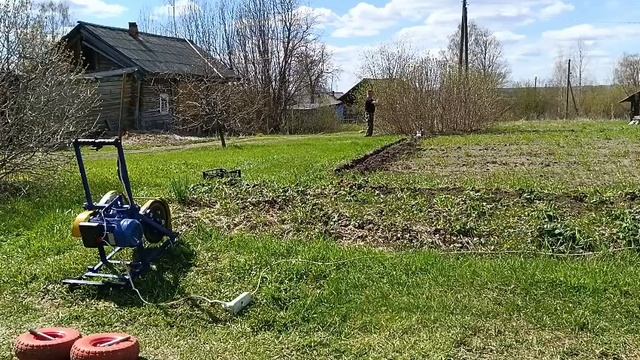 technica "Вспашка земли электролебёдкой быстро, дешево, эффективно! (Личный опыт)