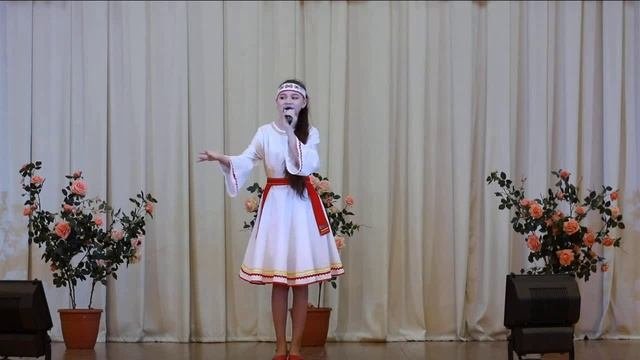 55. "Чувашия" (на чувашском).-Виктория Федорова. Чувашский ансамбль "Асамат", г. Санкт-Петербург