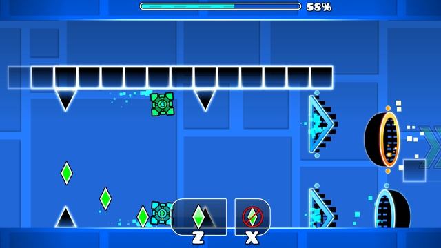 Geometry Dash ГЕОМЕТРИ ДАШ СОЗДАЮ СВОЙ УРОВЕНЬ ЧАСТЬ 2.ПРОХОЖДЕНИЕ.