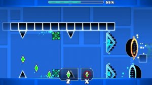 Geometry Dash ГЕОМЕТРИ ДАШ СОЗДАЮ СВОЙ УРОВЕНЬ ЧАСТЬ 2.ПРОХОЖДЕНИЕ.
