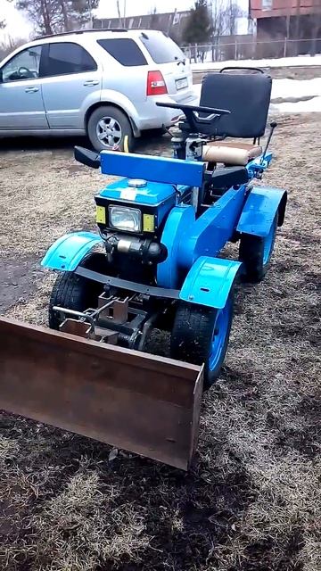 самодельный мини трактор смотреть онлайн