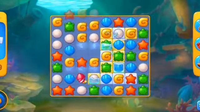 Прохождение 88 уровня в игре Fishdom.