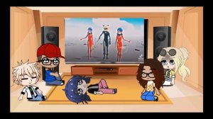 Реакция персонажей из 💗🌧️Леди баг и Супер кот🌧️💗{ЛБиСК}