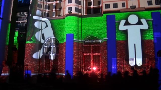 3Dmapping шоу в День Металлостроя 15.09.18 смотреть онлайн