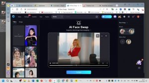 Замена лица на анимированном ролике в приложении SeaArt