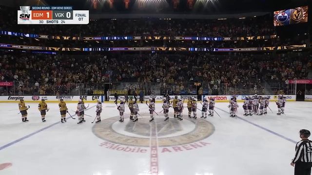 Kasperi Kapanen ends the series in OVERTIME! Edmonton ADVANCES!