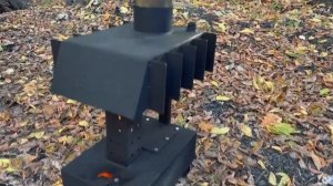 Печь на отработке с водяным контуром