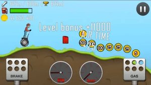 hill climb racing.Одноколёсник