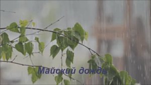 МАЙСКИЙ ДОЖДЬ Стихи Розалии Мартысь. Музыка и исполнение Виталия Галушко. Клип Веры Абрамовой.