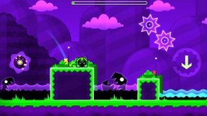 играю в игру Geometry Dash Lite
