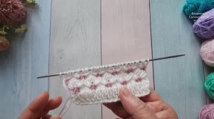 Двухцветный узор.