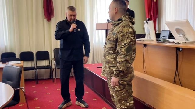 Жителя города Черемхово торжественно проводили на ратную службу