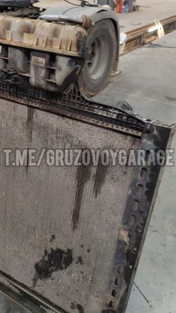 Замена радиатора MAN TGX
