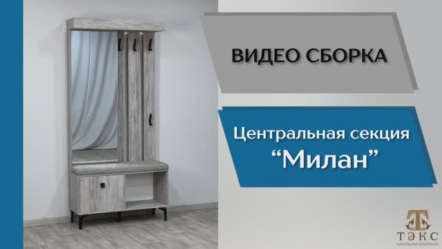 ТЭКС
Видео сборка. Прихожая Милан. Центральная секция.