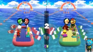 Вечеринка Super Mario — Йоши против Марио против Розалины против Баузера (максимальная сложность)