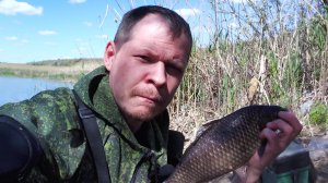 Весенний сезон открыт, наконец!! Карась тащит спиннинги и гнет крючки.