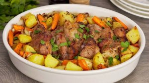 Быстрое, вкусное и горячее блюдо к обеду или на ужин - СВИНИНА С ОВОЩАМИ. Рецепт от Всегда Вкусно!