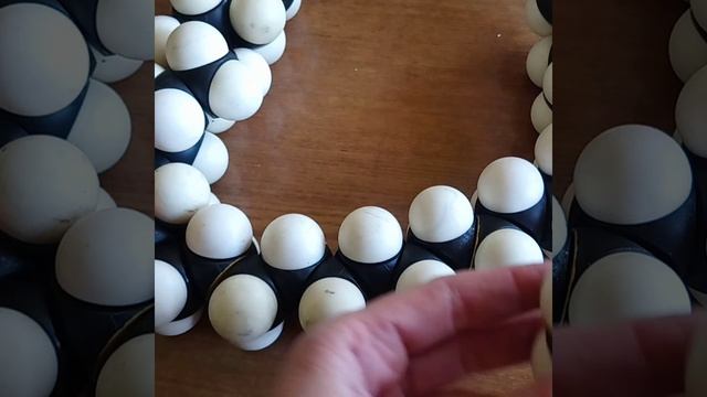 Модель фрагмента полимерной молекулы