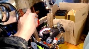 Установили мопед ленточка светодиодный. Лада гранта установили поворотники. Работает в лево право..