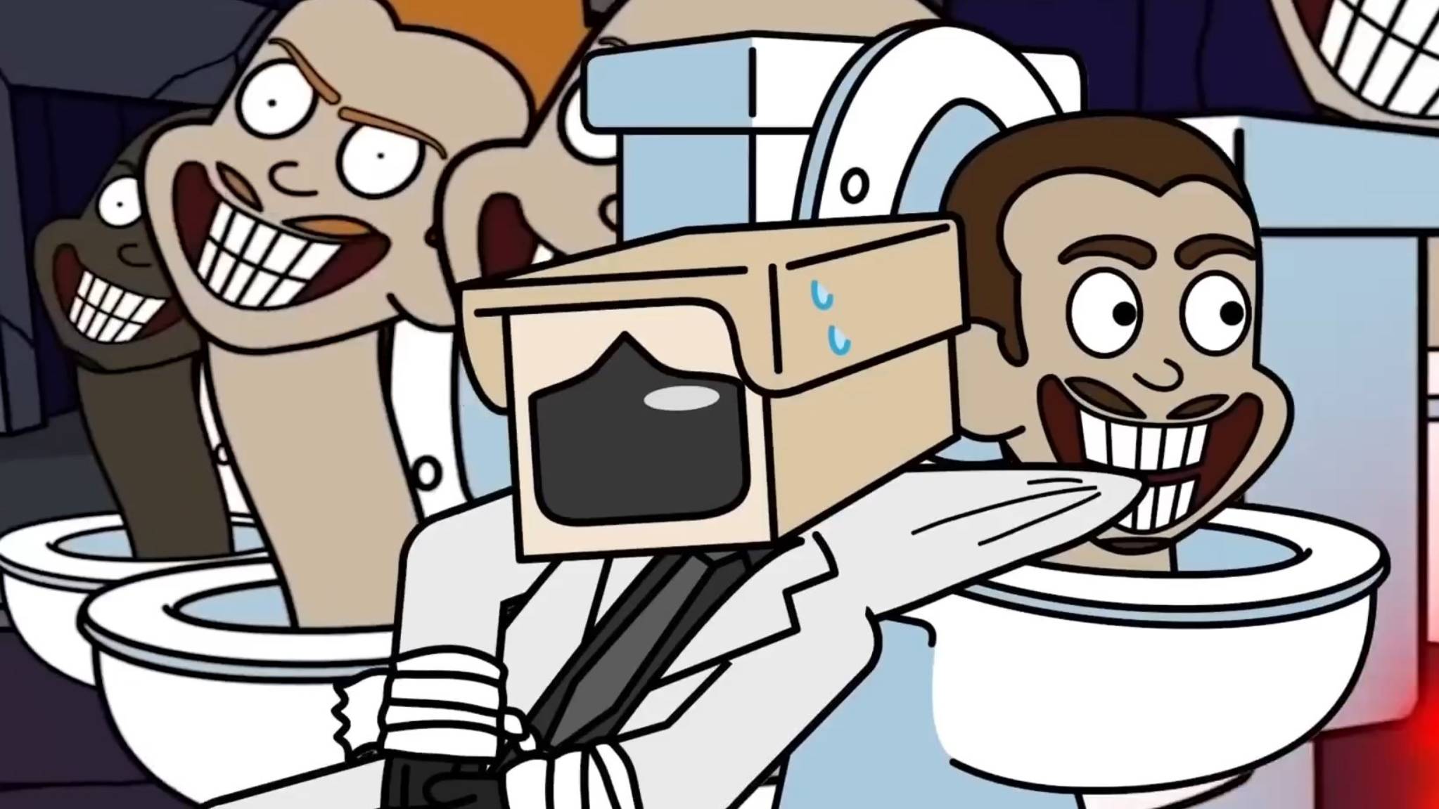 Скибиди Туалеты затопили весь город ТВ Вумен спасает Камерамена смотреть онлайн