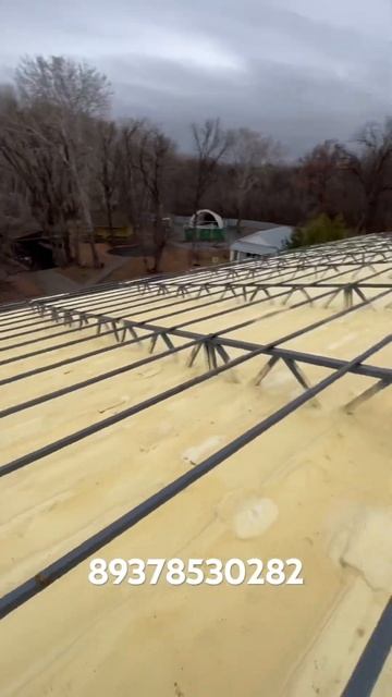 Результат работ по теплоизоляции спорткомплекса. смотреть онлайн